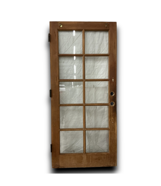 52110 10 Lite Wood Exterior Door 35.75"W x 78.75"H