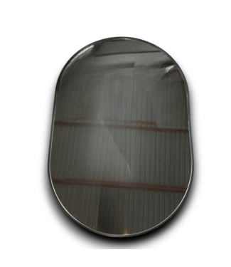 52116 Black Framed Oval Wall Mirror 24"W x 36"L