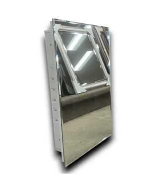 52121 Rectangle Mirrored Medicine Cabinet 16"W x 26"H