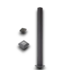 52129 Textured Black Aluminum Deck Corner Post 2.5"W
