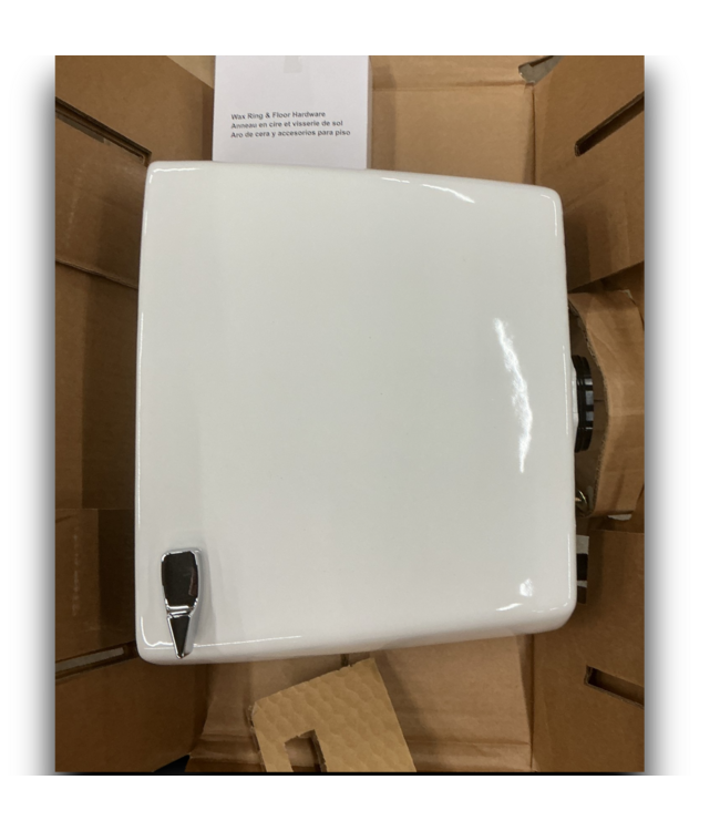 52126 White 2-Piece Toilet Kit