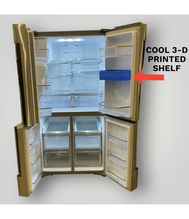 52133 Stainless 4-Door Refrigerator 32 cu. ft.