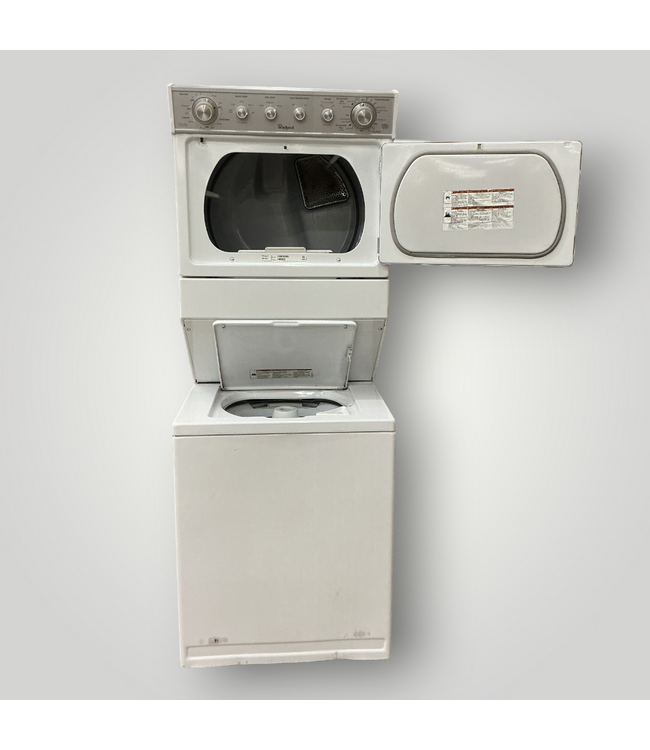 52135 Electric Stackable Washer And Dryer White 28"