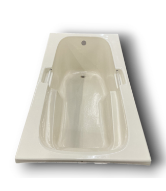 52138 Cream Color Acrylic Drop-in Bathtub