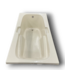 52138 Cream Color Acrylic Drop-in Bathtub