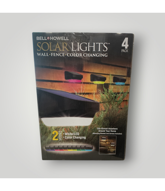 52143 Solar Deck Fence Lights 4-pack