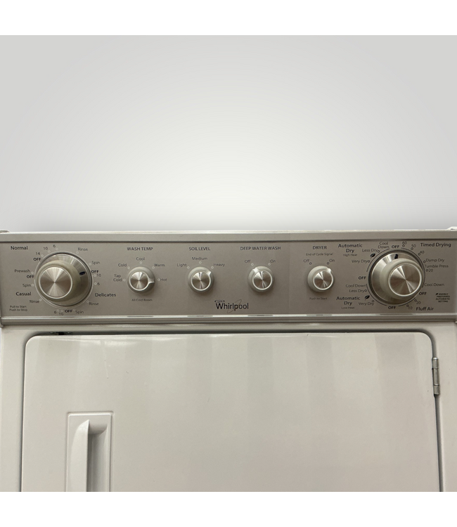 52135 Electric Stackable Washer And Dryer White 28"