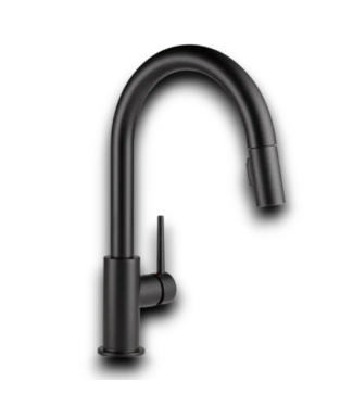 52151 Transic Matte Black Pull Down Kitchen Faucet