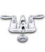 52154 Brantford Chrome 2-Handle Bathroom Faucet