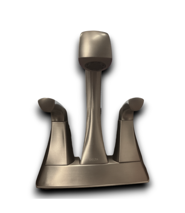 52161 Brushed Nickel Mid-Arc Bathroom Faucet With Drain