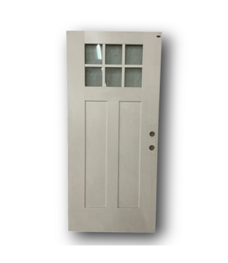 52168 Fiberglass Shaker Entry Door 36"W x 80"L