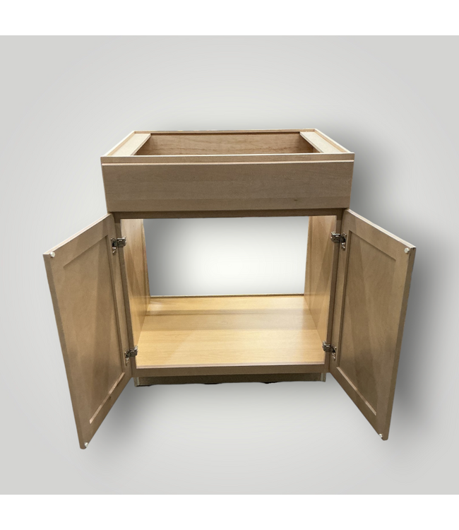 52182 Coastline Brown Sink Base Cabinet 30"W