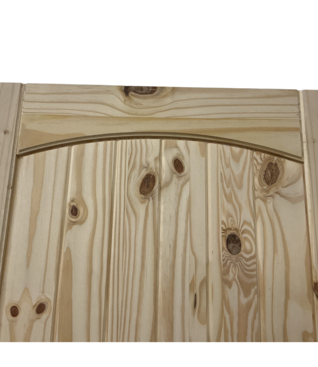 52187 Natural Pine 2-Panel Interior Slab Door 30"W x 80"H