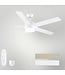 52183 White/White Oak 5-Blade LED Ceiling Fan 52"