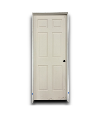 52194 Prehung 6-Panel Interior Door LH 32" x 80"