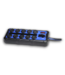 52197 Blue Power Strip 10-Outlets