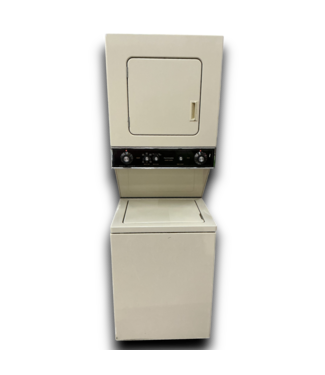 52201 Beige Stacked Washer & Dryer 24"W