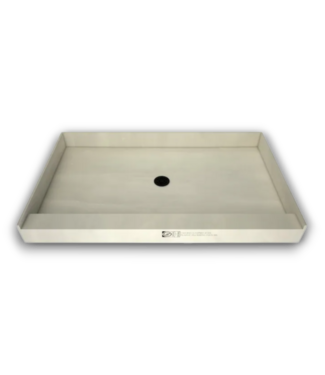 52203 Ready to Tile Center Drain Shower Base 36" x 48"