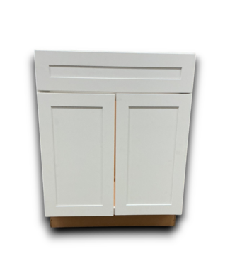52205 Crisp White Base Cabinet 27"W