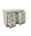 52209 White Bathroom Vanity With Acrylic Top 48"W
