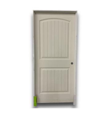 52231 2 Panel Arch Top Prehung Interior Door 36" x 80"
