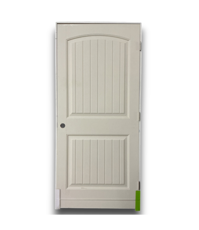 52231 2 Panel Arch Top Prehung Interior Door 36" x 80"