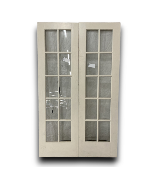 52240 Interior French Doors with 10-Gridded Panels 48" x 80"