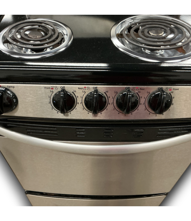 52252 Black Freestanding Electric Range 24"