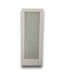 52268 Primed 1-Panel Frosted Glass Pine Slab Door 30" x 80"