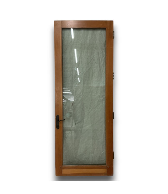 52271 Full Lite Aluminum And Wood Exterior Door 36"W x 95"H