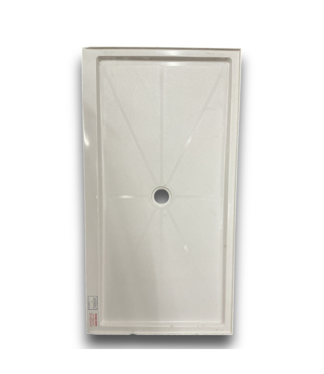 52275 Shower Pan Base With Center Drain 32"W x 60"L