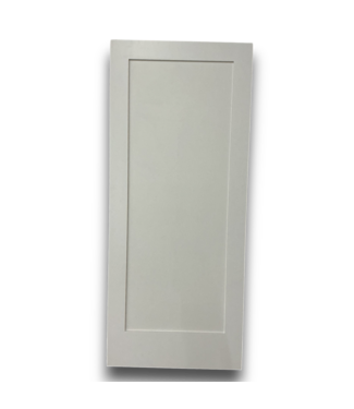 52283 White Primed Single Panel Interior Door 34"W x 80"H