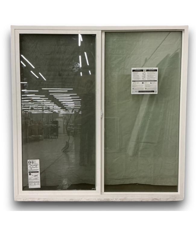 52286 Horizontal Sliding Vinyl Window 59"W x 59"H