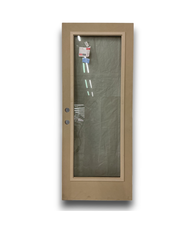 52290 Fiberglass Full Lite Exterior Door 32" x 80"