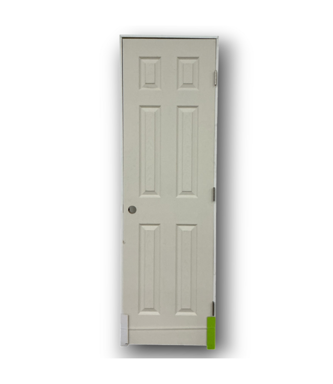 52298 White Prehung 6-Panel Interior Door 24" x 80"
