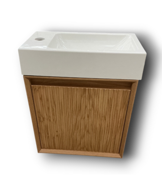 52301 Small 16" Wall Mount Bathroom Vanity With Resin Top