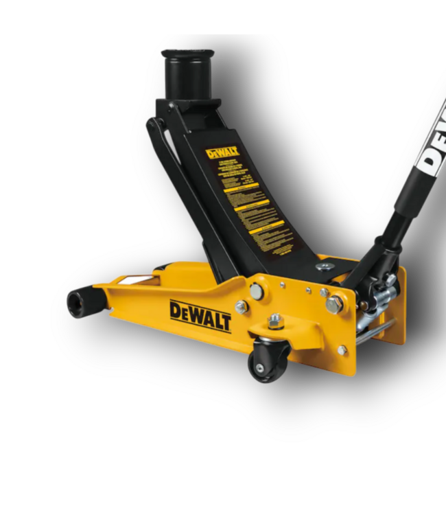 52304 Yellow 3-Ton Steel Hydraulic Floor Jack