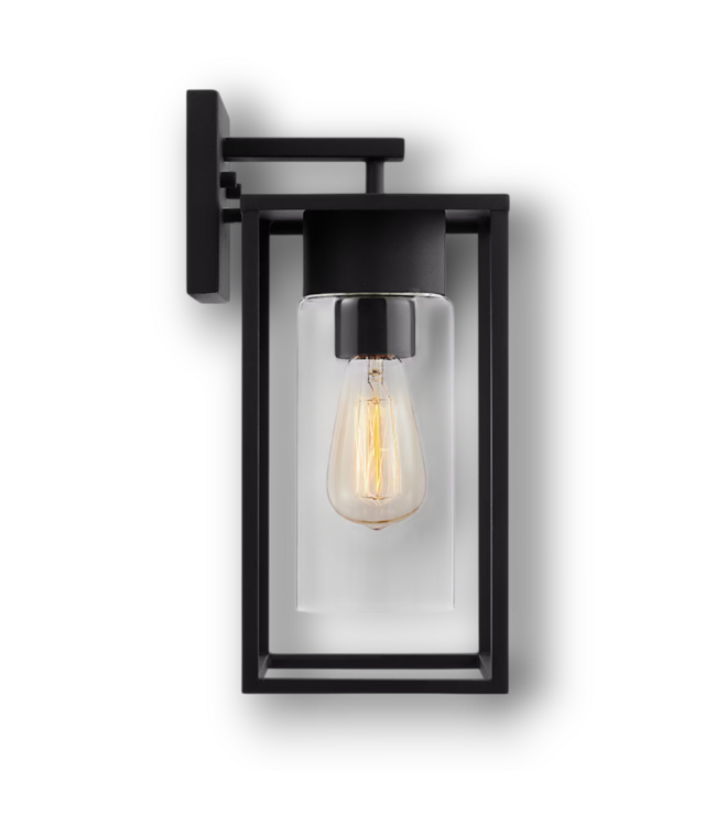 52307 Vado Black 1-Light Outdoor Wall Lantern