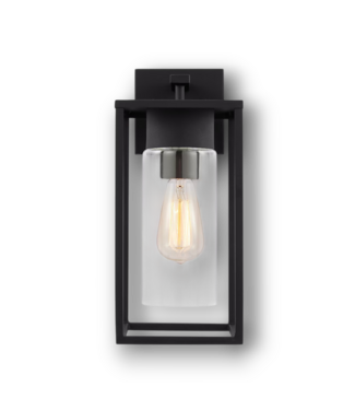 52307 Vado Black 1-Light Outdoor Wall Lantern