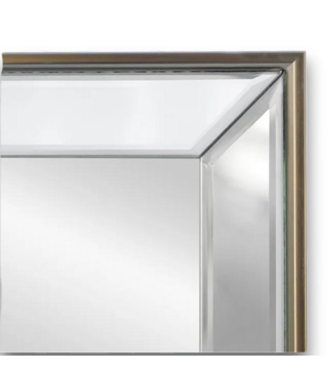 52326 Silver Framed Rectangle Mirror 22.75"W x 30.75"L