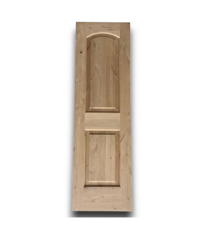 52335 Knotty Alder Solid Core 2-Panel Interior Door 24" x 80"
