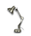 52345 Brushed Nickel Desk Lamp With Metal Shade 26"H