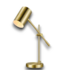 52346 Matte Brass Swing-Arm Desk Lamp 17.75"H
