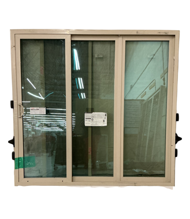 52359 Sand 3-Panel Sliding Patio Door 83.5" x 79.5"