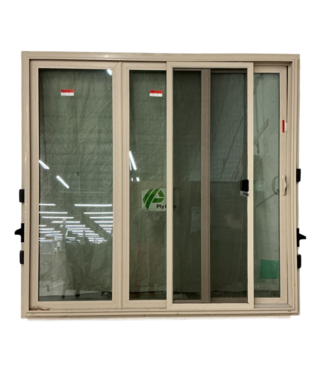 52359 Sand 3-Panel Sliding Patio Door 83.5" x 79.5"