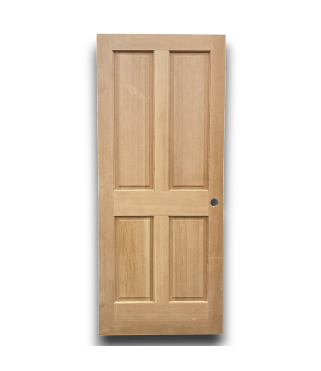 52375 Solid Core Unfinished Pine Interior Door RH 33.75" x 80"