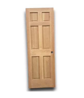 52376 Solid Core Unfinished Pine Interior Door LH 27.75" x 80"