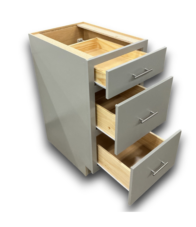 52378 Grey Base Cabinet 18"W