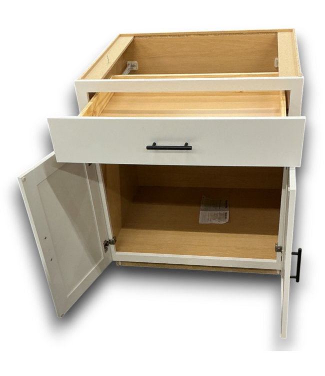 52379 White Base Cabinet 30"W