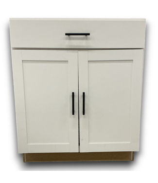 52379 White Base Cabinet 30"W